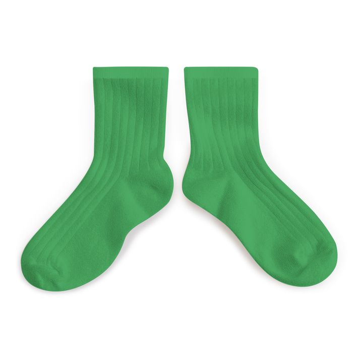 Calcetines La Mini x Smallable | Verde Jade- Imagen del producto n°0