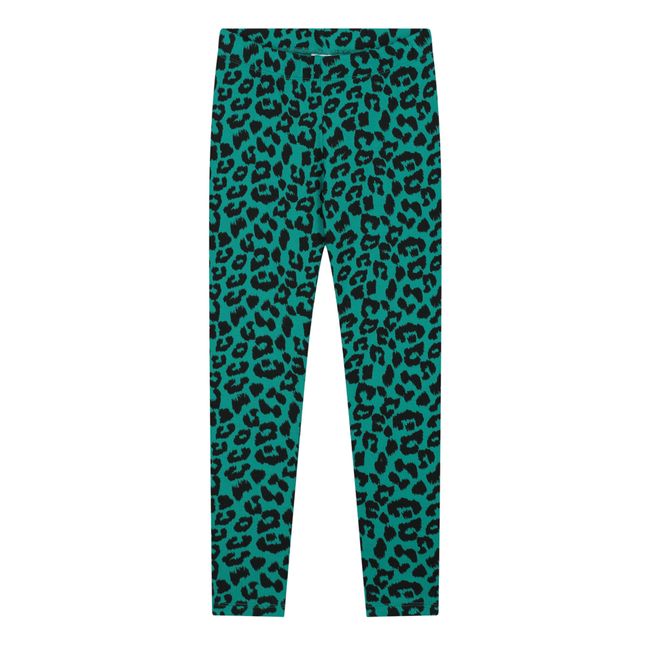 Leggings Leopard | Grün