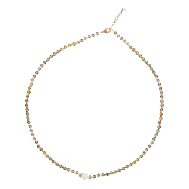 Collar Helene Estrella | Verde Kaki