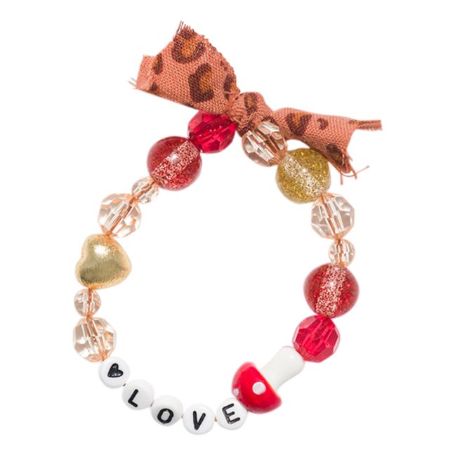Pulsera Mushroom Love | Rojo