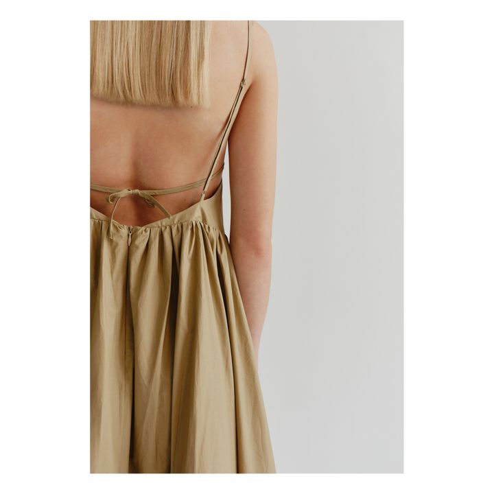 Kleid Justy aus Bio-Baumwolle | Beige- Produktbild Nr. 6