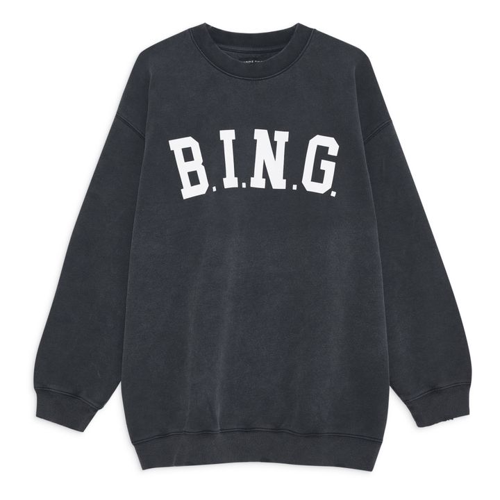 Sweatshirt Tyler Bing Bio-Baumwolle | Schwarz- Produktbild Nr. 0
