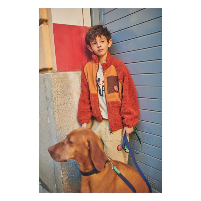 Veste Coton Bio Sherpa Max | Rouge