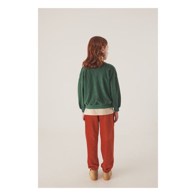 Sweat Polaire Coton Bio LTTW | Vert Jade