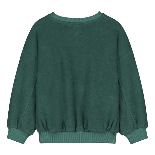 Sweat Polaire Coton Bio LTTW | Vert Jade