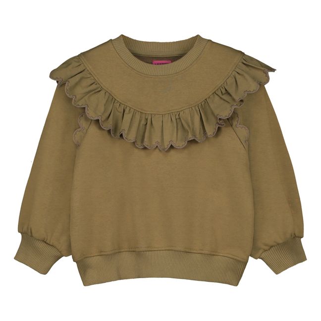 Sweat Coton Bio Colerette Candy | Olive