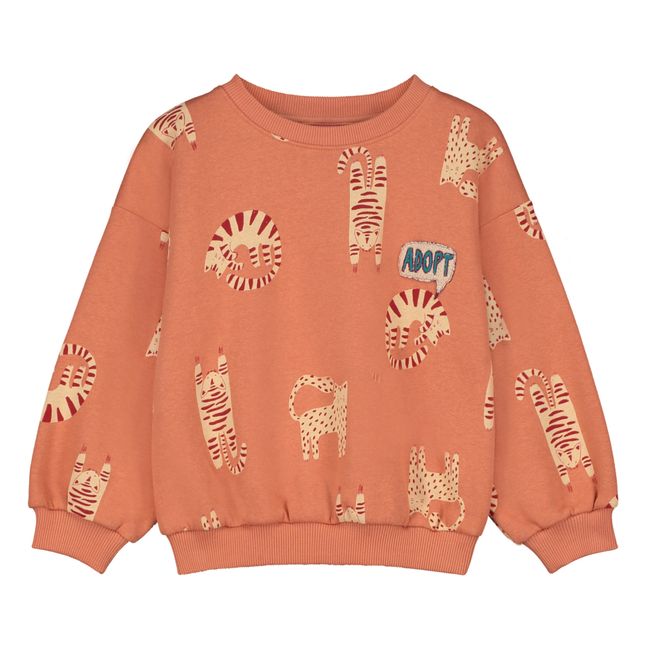 Sweat Coton Bio Rudy | Orange