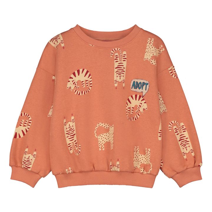 Sweatshirt aus Bio-Baumwolle Rudy | Orange- Produktbild Nr. 0