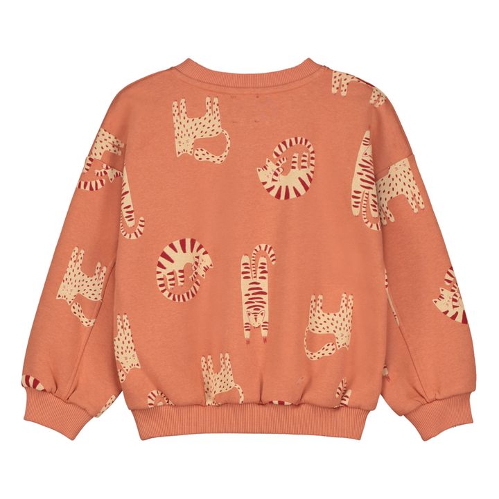 Sweatshirt aus Bio-Baumwolle Rudy | Orange- Produktbild Nr. 4