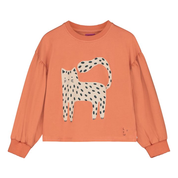 Sweatshirt aus Bio-Baumwolle Stella | Orange- Produktbild Nr. 0