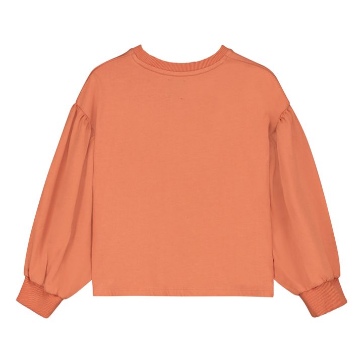 Sweatshirt aus Bio-Baumwolle Stella | Orange- Produktbild Nr. 2