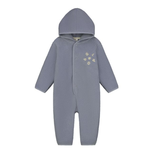 Combinaison à Capuche Bébé | Bleu gris
