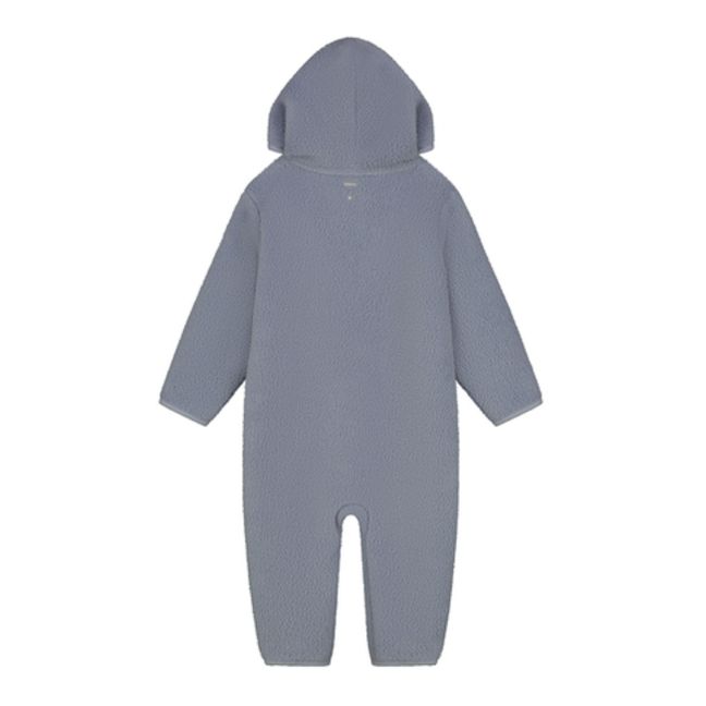 Combinaison à Capuche Bébé | Bleu gris