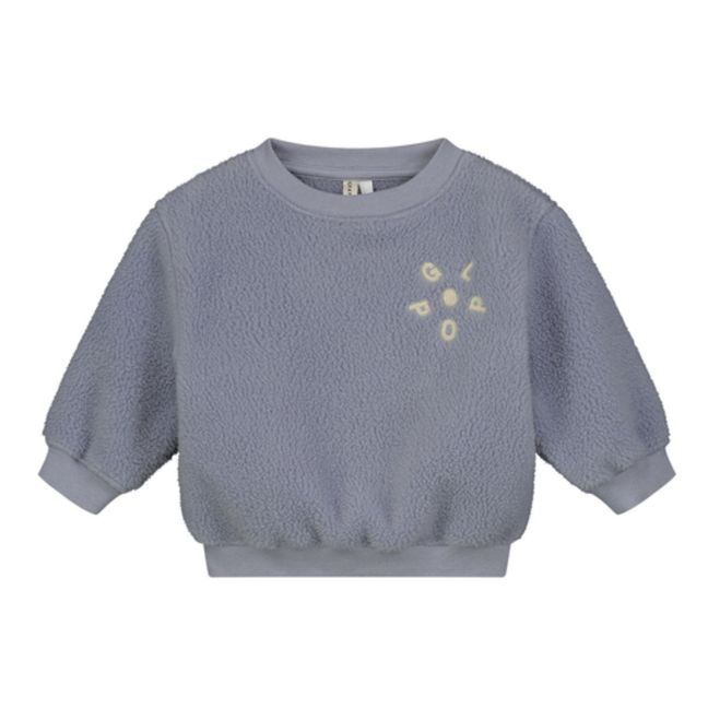 Teddy Baby Sweatshirt | Grey blue