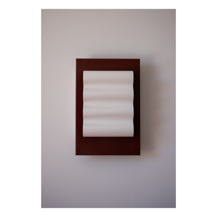 Frame wave wall lamp | Brown- Product image n°2