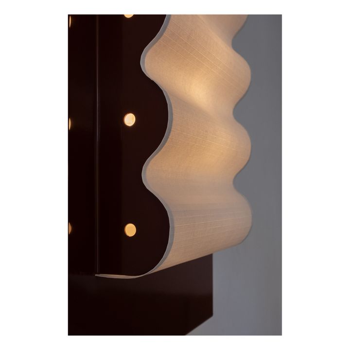 Frame wave wall lamp | Brown- Product image n°4