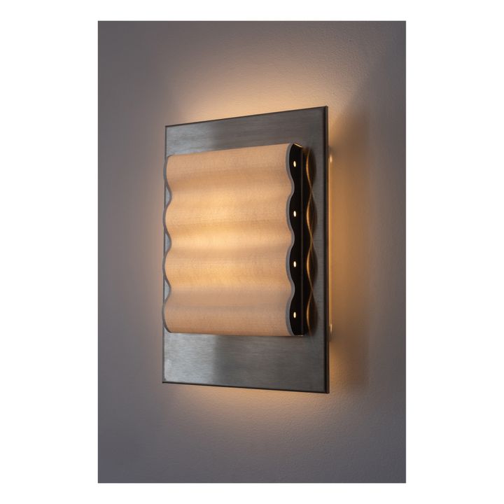 Frame wave wall lamp | Aluminium- Product image n°1
