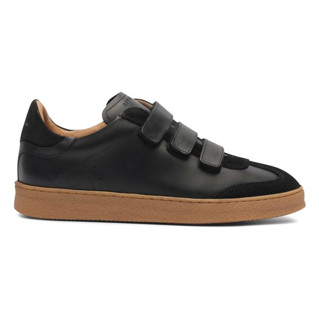 Scarpe da ginnastica doppio materiale n°11 | Nero