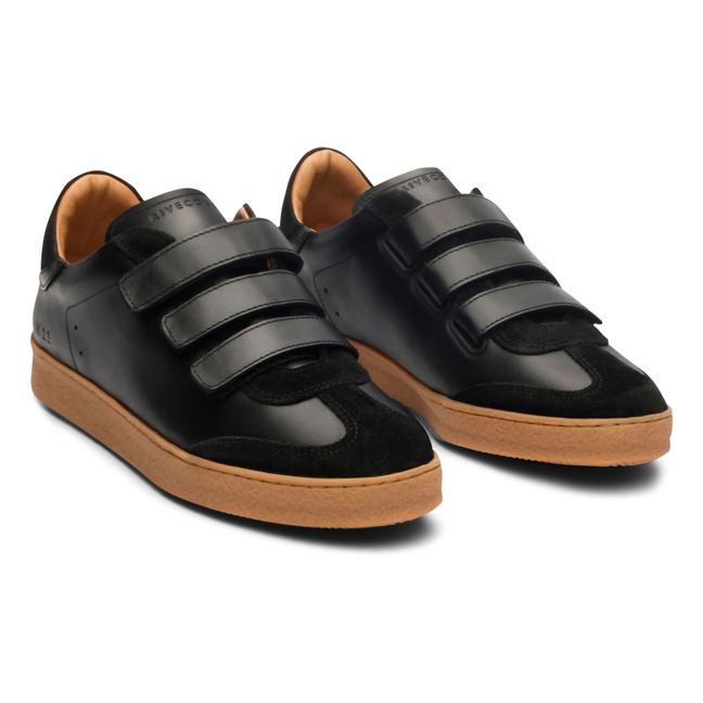 Scarpe da ginnastica doppio materiale n°11 | Nero