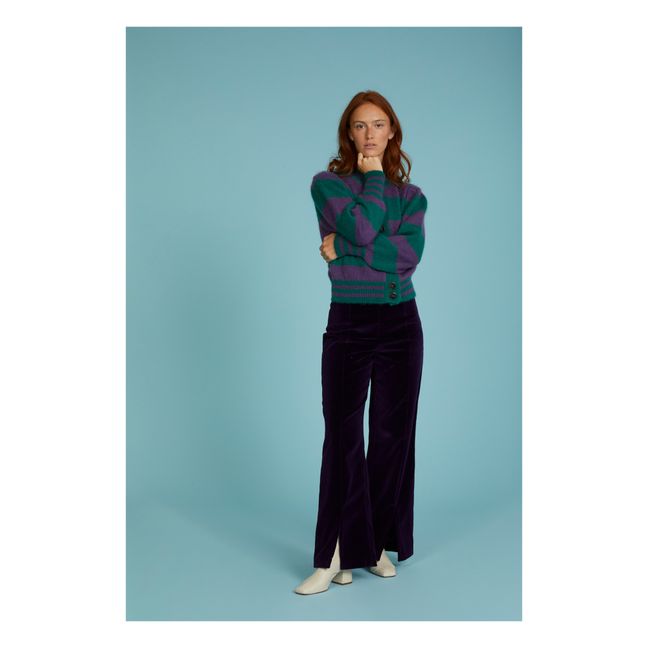 Pantalones de terciopelo Elio | Violeta