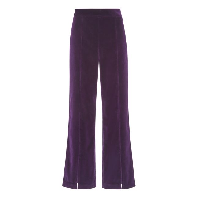Pantalon Elio Velours | Violet