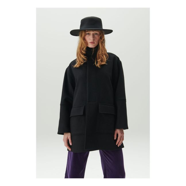 Manteau Moss Laine | Noir