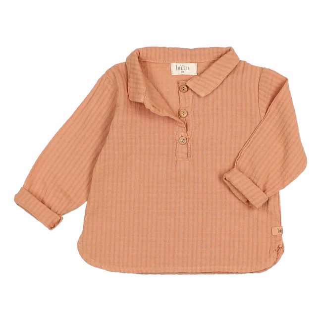 Camicia in garza di cotone organico | Ruggine