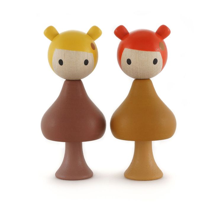 Gaia &amp; Mimi wooden figures- Product image n°0