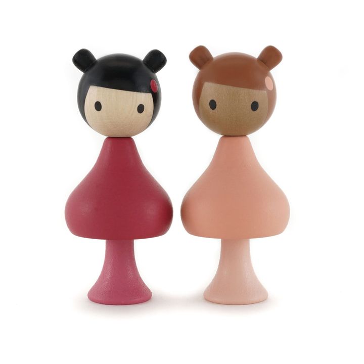 Julie &amp; Phoebe wooden figures- Product image n°0