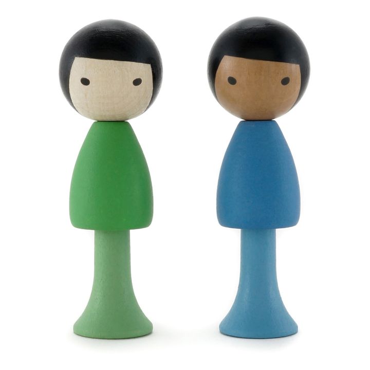 Tai &amp; Nico wooden figures- Product image n°0