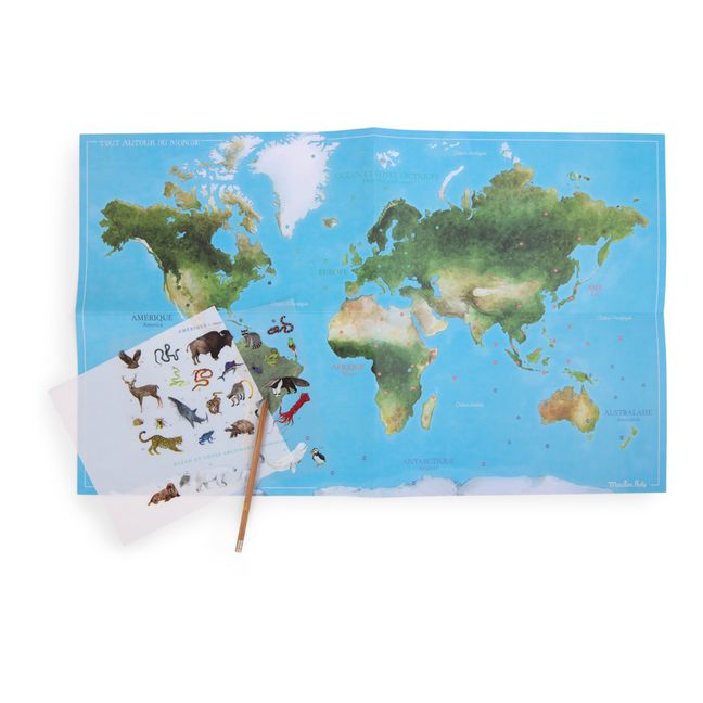 Bricolage créatif : créer une carte du monde avec des photos