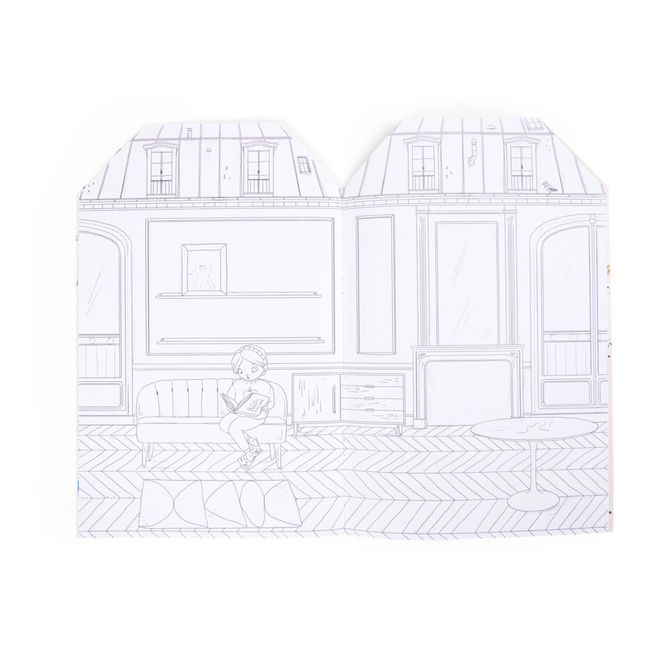 Libro para colorear Les Parisiennes