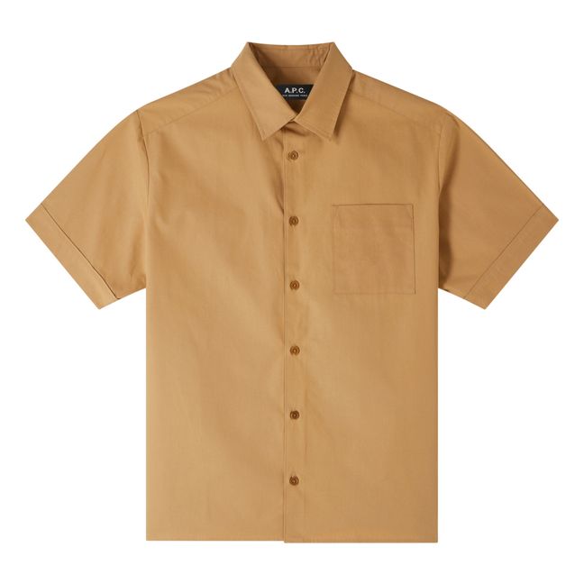 Ross Organic Cotton Shirt | Beige