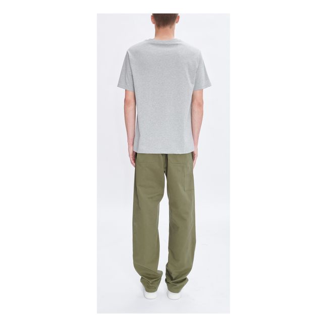 Camiseta de algodón ecológico Willow | Gris Jaspeado