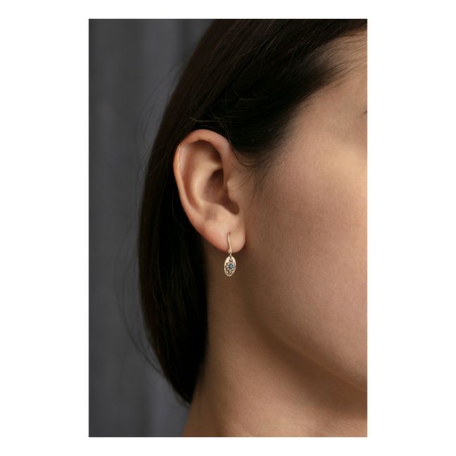 Boucles d'oreilles Liby | Bleu turquoise