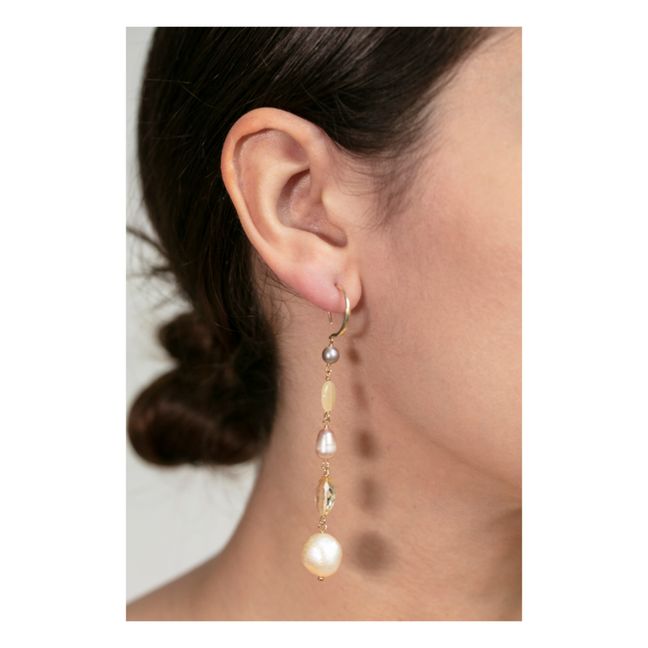 Boucles d'oreilles Bao | Doré