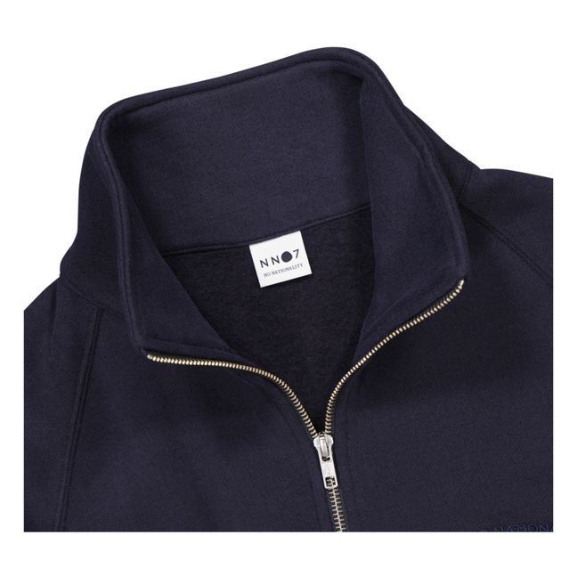 Carlo 3503 Felpa con zip | Blu marino
