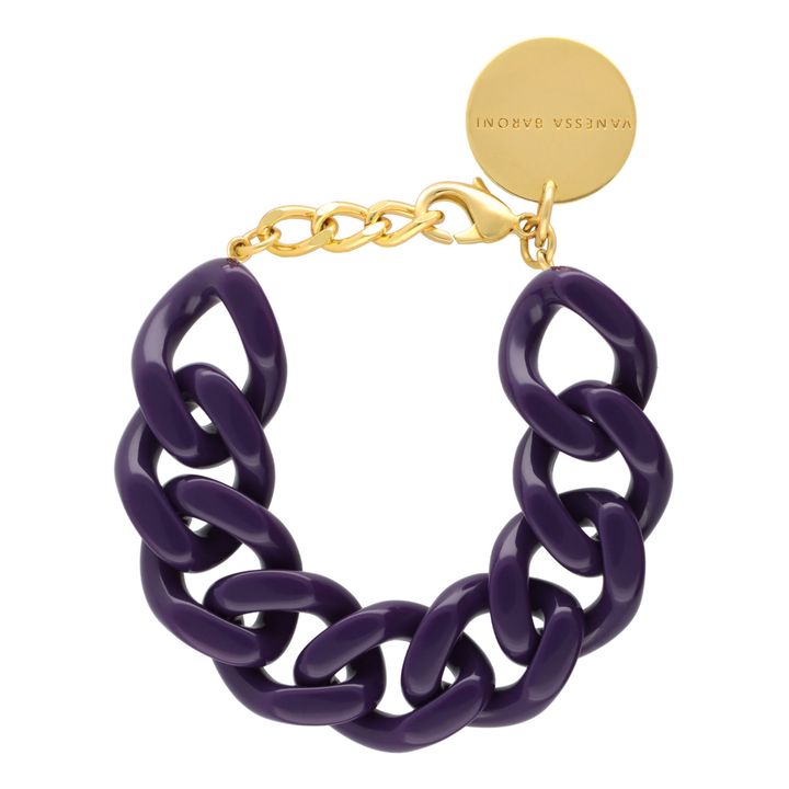 Bracelet Flat Chain | Violet- Image produit n°0