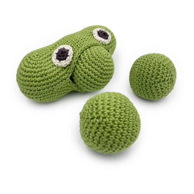 Hochet Petit Pois en crochet | Green