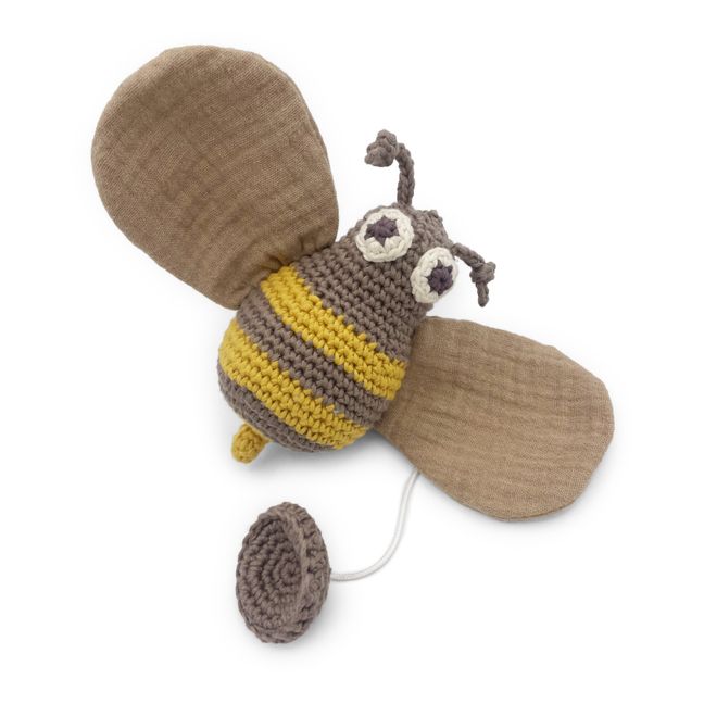 Jouet apaisant Alby l'Abeille en crochet