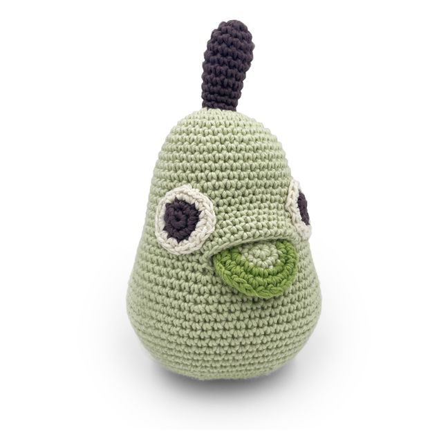 Boite à musique Poire en crochet | Vert