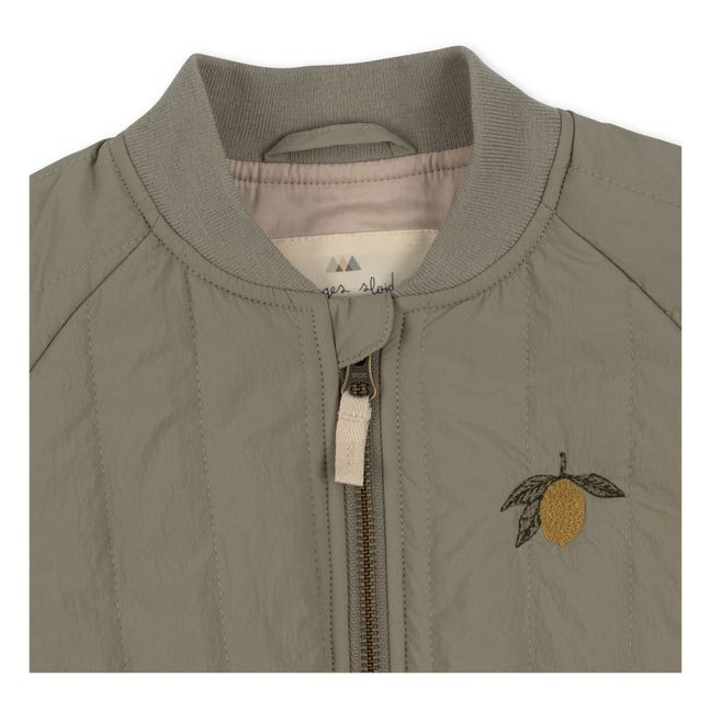 Juno Quilted Bomber | Khaki