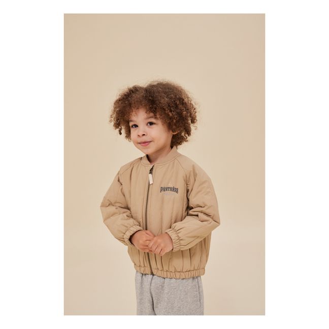 Juno Quilted Bomber | Camel