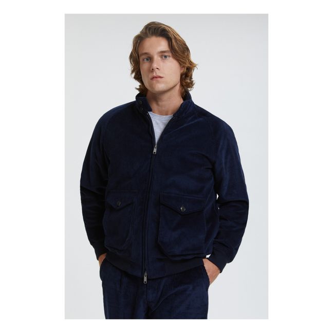 Veste G9 500 Wales Cord | Bleu marine