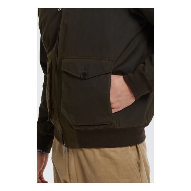 Veste G9 Waxed | Kaki foncé