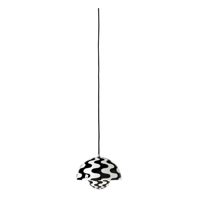 Lámpara de suspensión Flowerpot VP1 Pattern | Noir/Blanc
