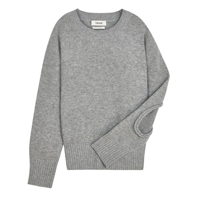 Pullover Majo Wolle | Grau
