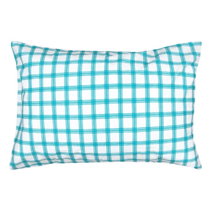 Comprobar funda de almohada | Azul- Imagen del producto n°0