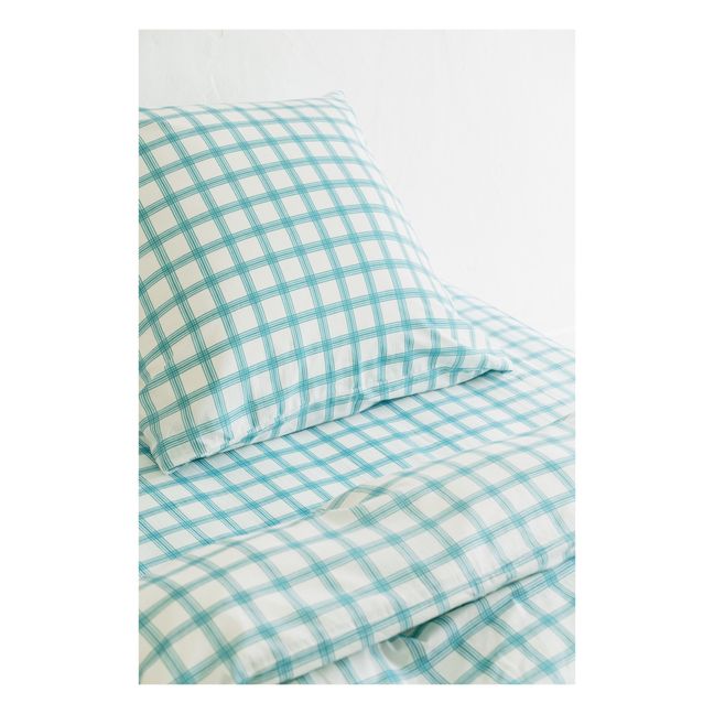 Taie d'oreiller Check | Bleu