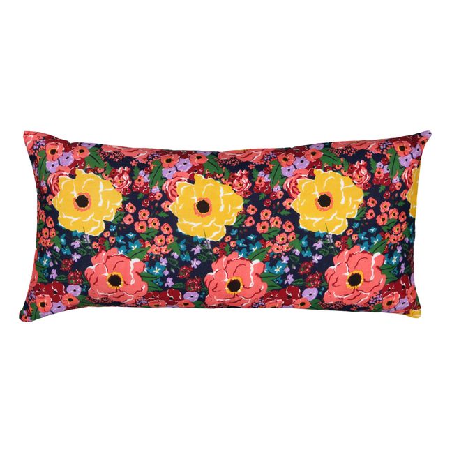 Helen Flower cushion | Black